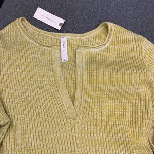 Yellow Daily Practice Anthrolopologie sweater dress